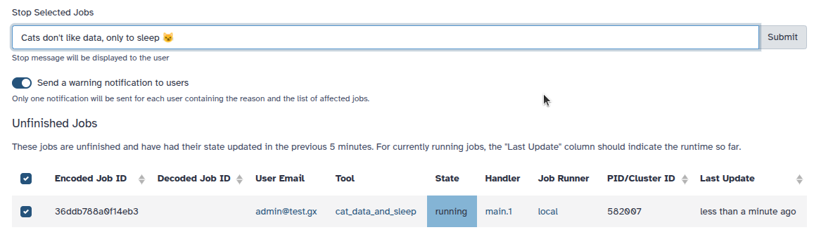 Job Cancellation Notification for Admins 1