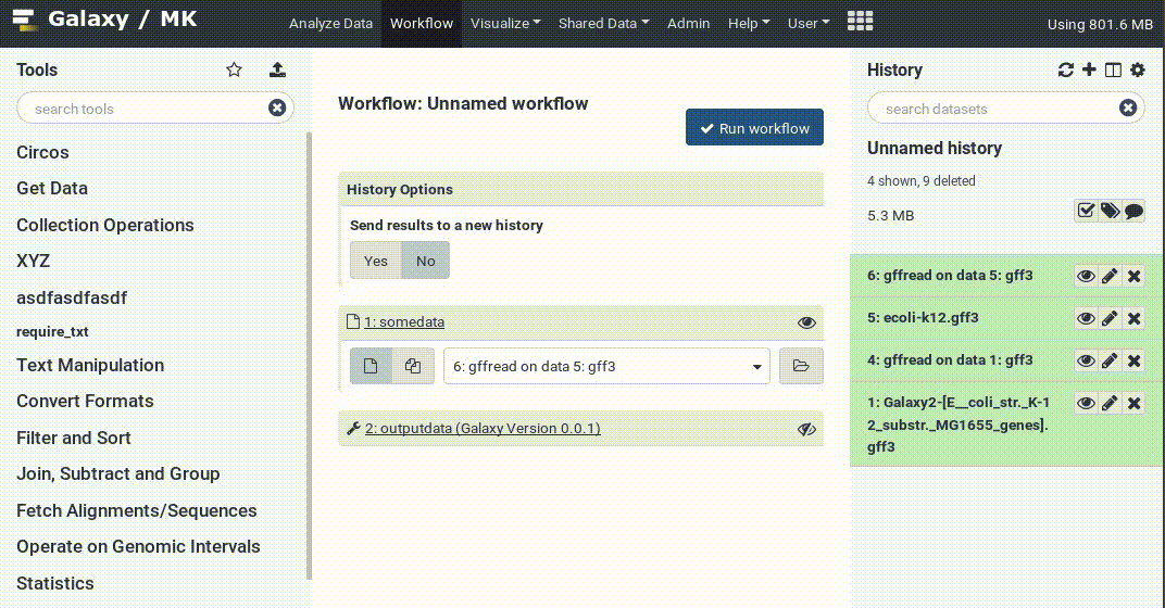 Workflow reports