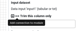 The new inputs can be assigned a data type