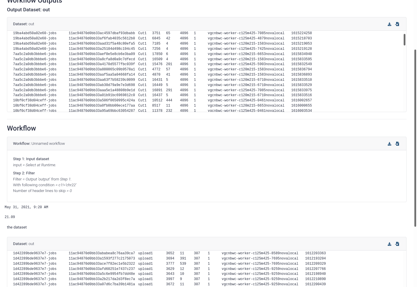 A screenshot of the reports interface is shown, there are a number of 'report components' like table previews embedded and these are full width across the report.